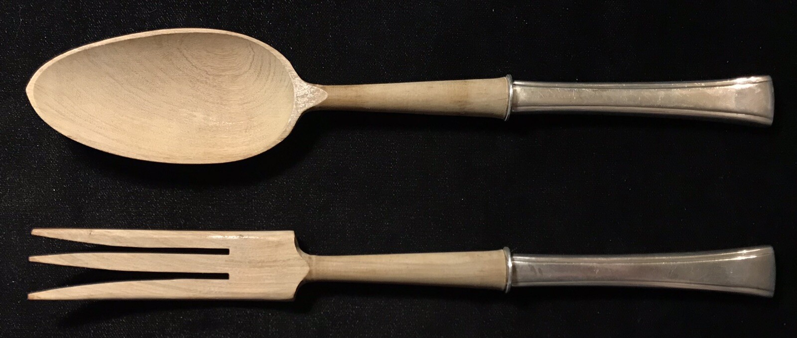 Sterling Silver Flatware – International Fine Arts Tranquility Salad Serving Set