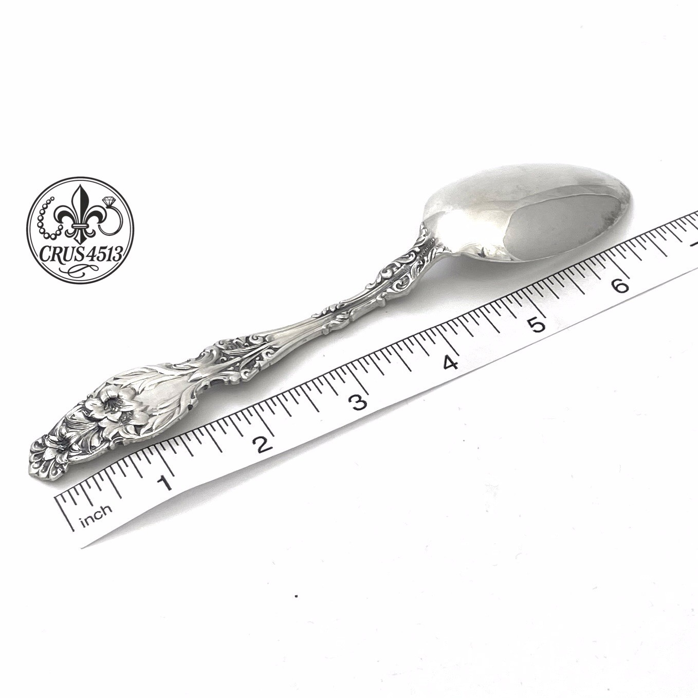 Gorham Manufacturing Co. Lily Patter Sterling Silver Soup Spoon