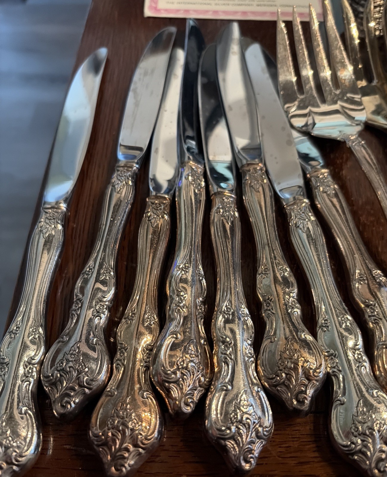 International Deep Silver Was Holmes & Edwards Silverware 60 Piece Set Orleans