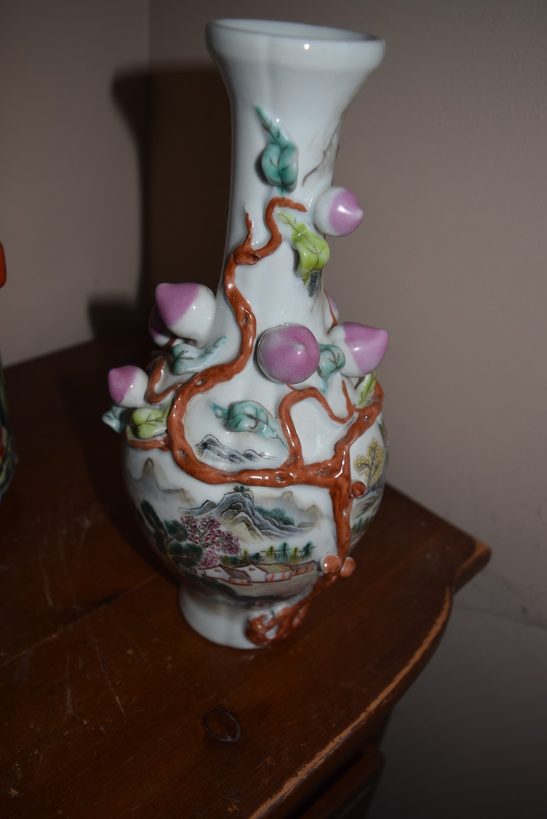 19th c. Chinese guangxu mark and of the period vase. 12 inches tall