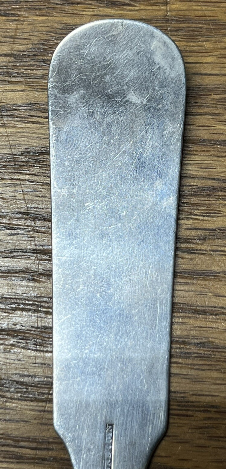 American Coin Silver Serving/tablespoon J M Barrows Tolland Ct 1809-1832 Mono