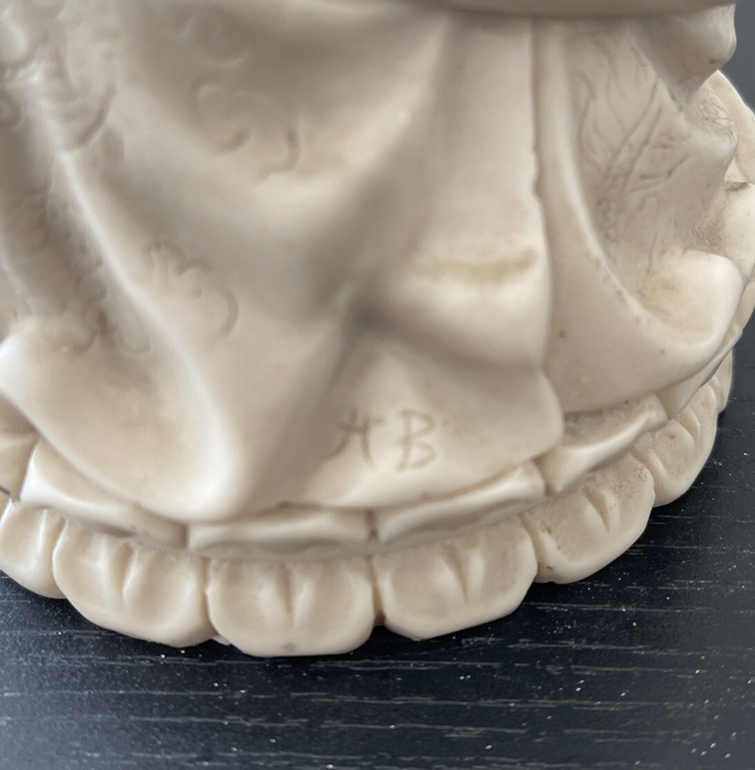 Antique Soapstone Hand Carved Happy Buddah Heavy
