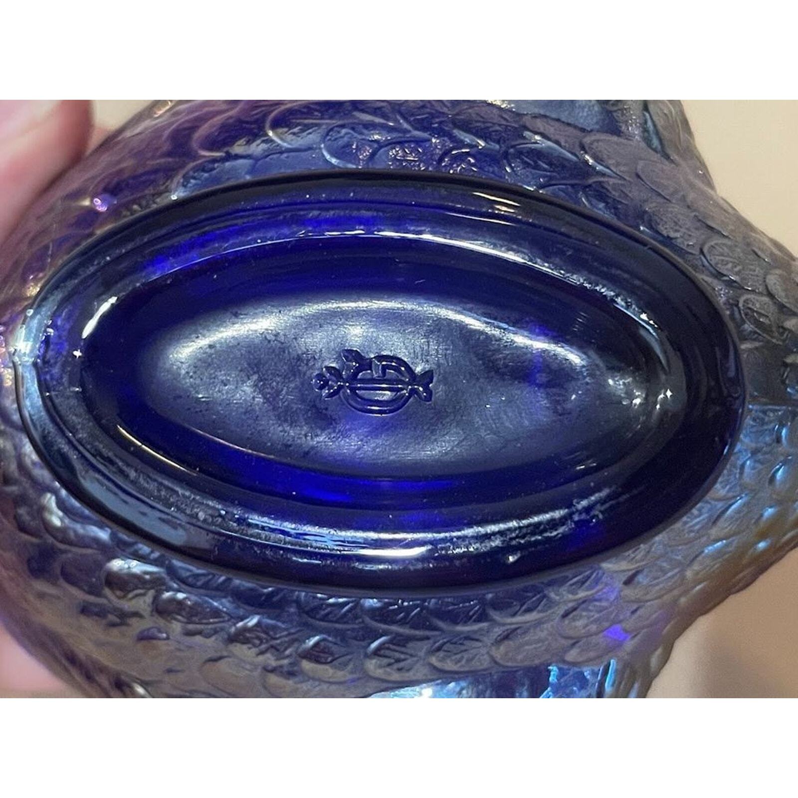 Swan Irridescent dish vintage