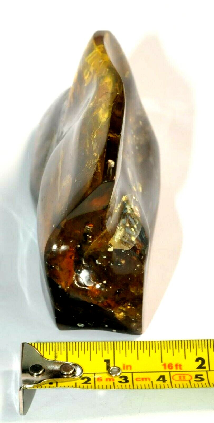 118gr RUSSIAN SOVIET RARE BALTIC SEA INSECT AMBER GEMSTONE 老琥珀 KALININGRAD ROCK