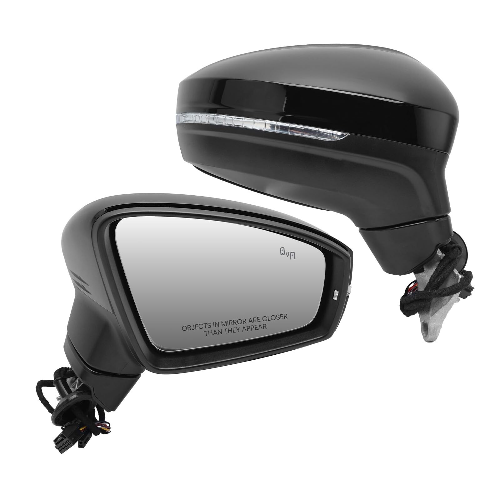Right Passenger Electric Side Mirror Compatible with Volkswagen Tiguan 2018 2…