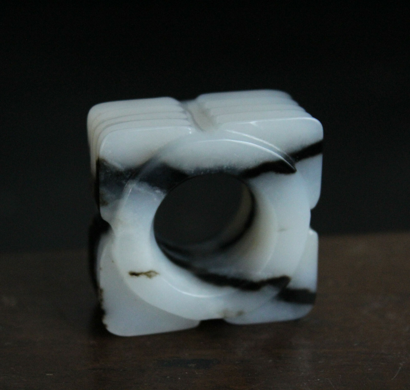 2.0cm China Antique Necklace Natural Hetian Jade amulet Pendant