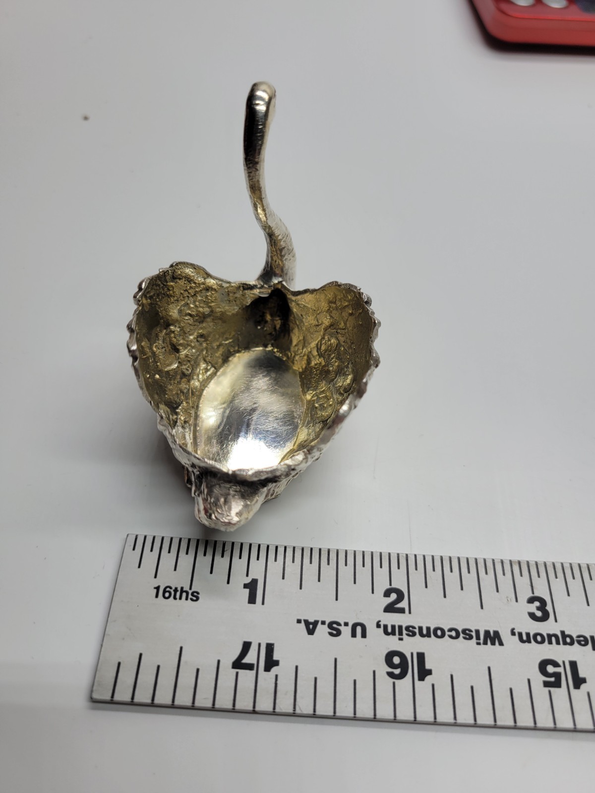 Antique 800 Silver Swan Salt Cellar Handcrafted German European Hallmarked 43g