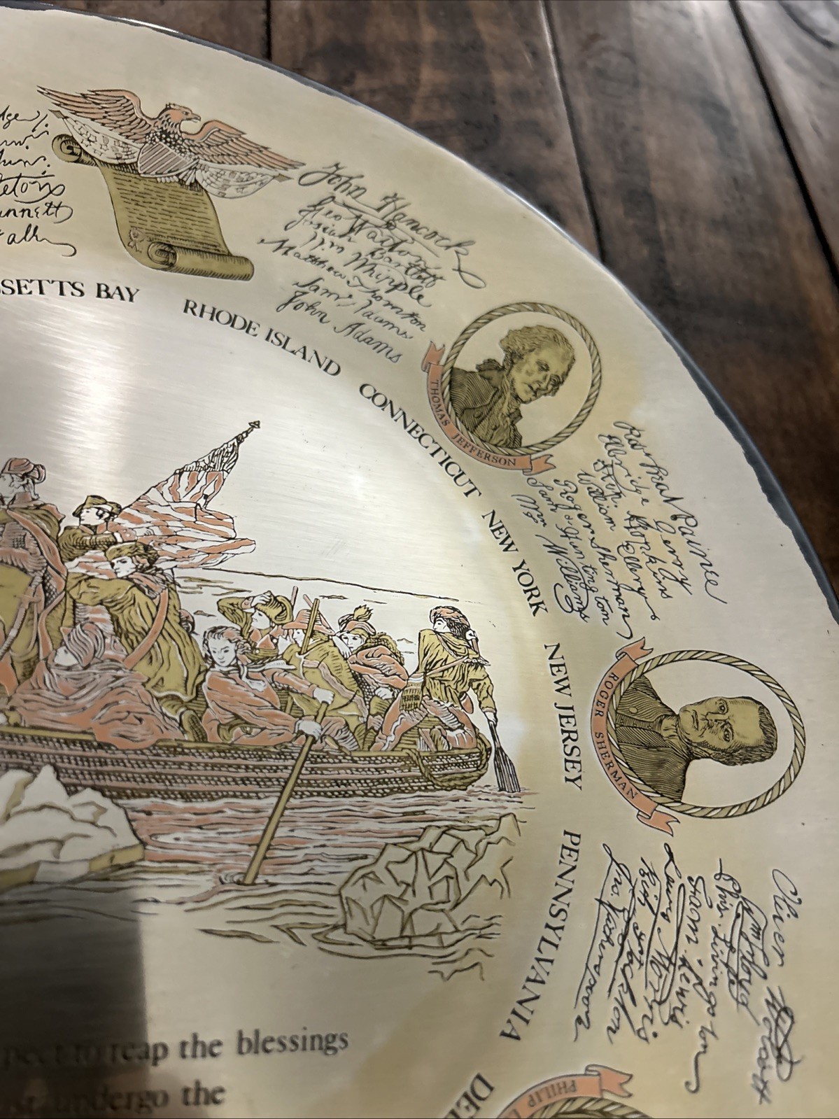 Reed & Barton Handcrafted BICENTENNIAL Damascene Limited Edition 1481/2000