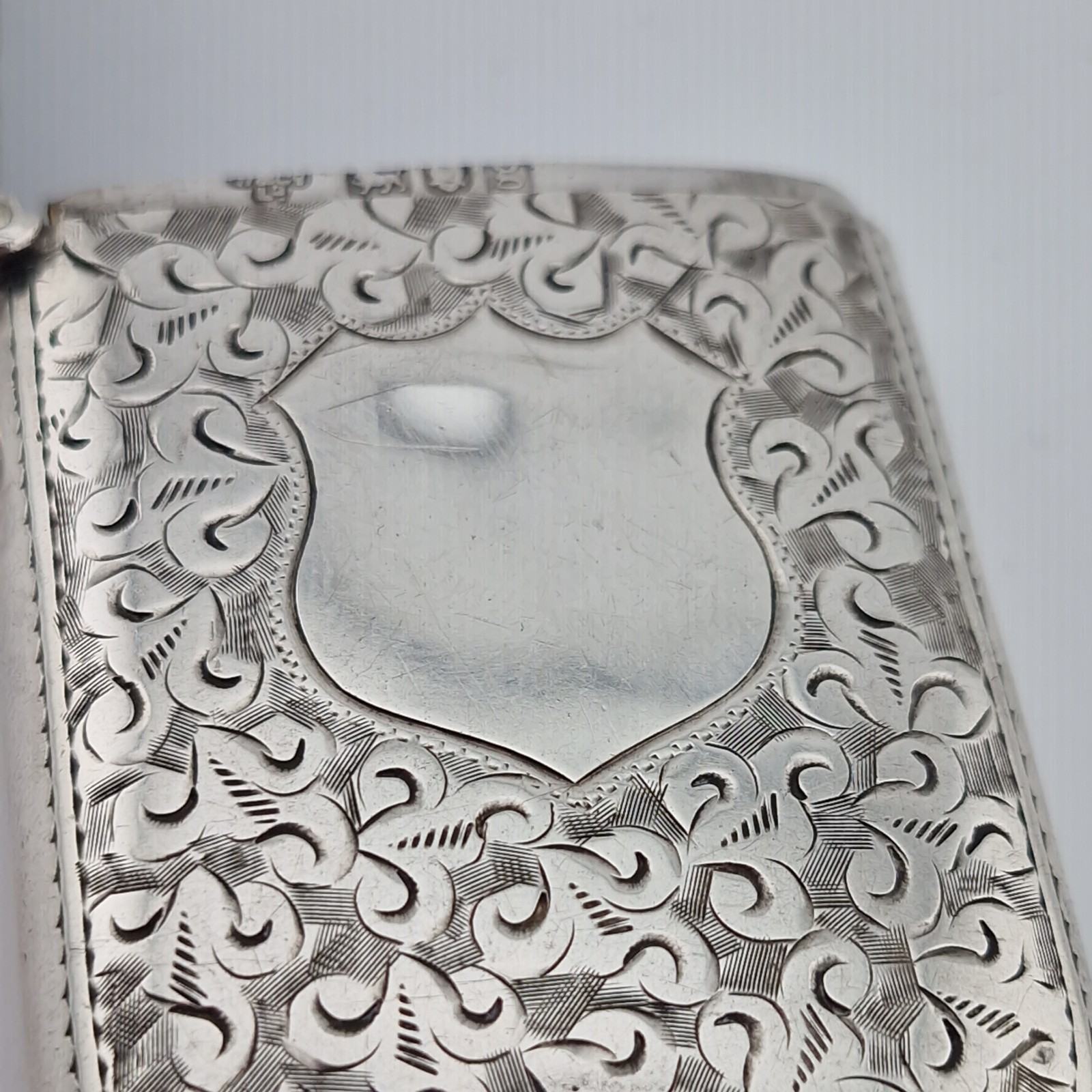 Antique Large Sterling Silver Vesta Case London 1902 34g