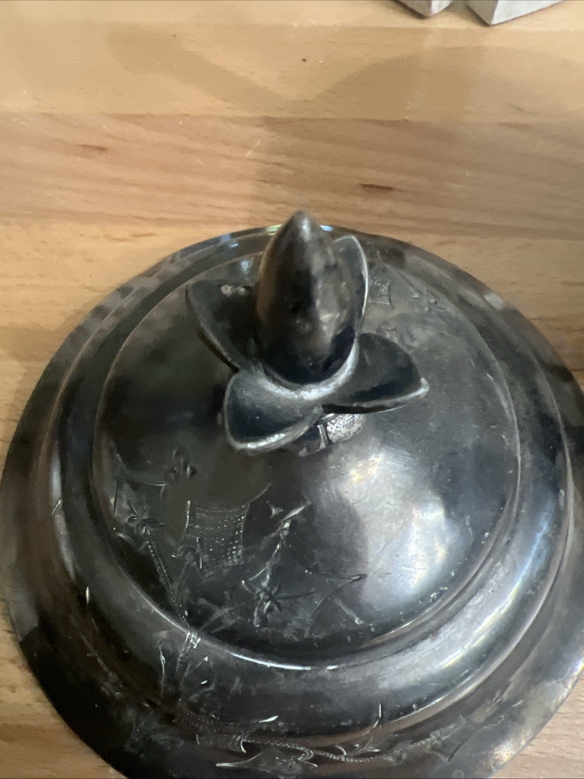 (#416). Antique Rogers Smith&Co New Haven Conn. 1881 Silver Metal