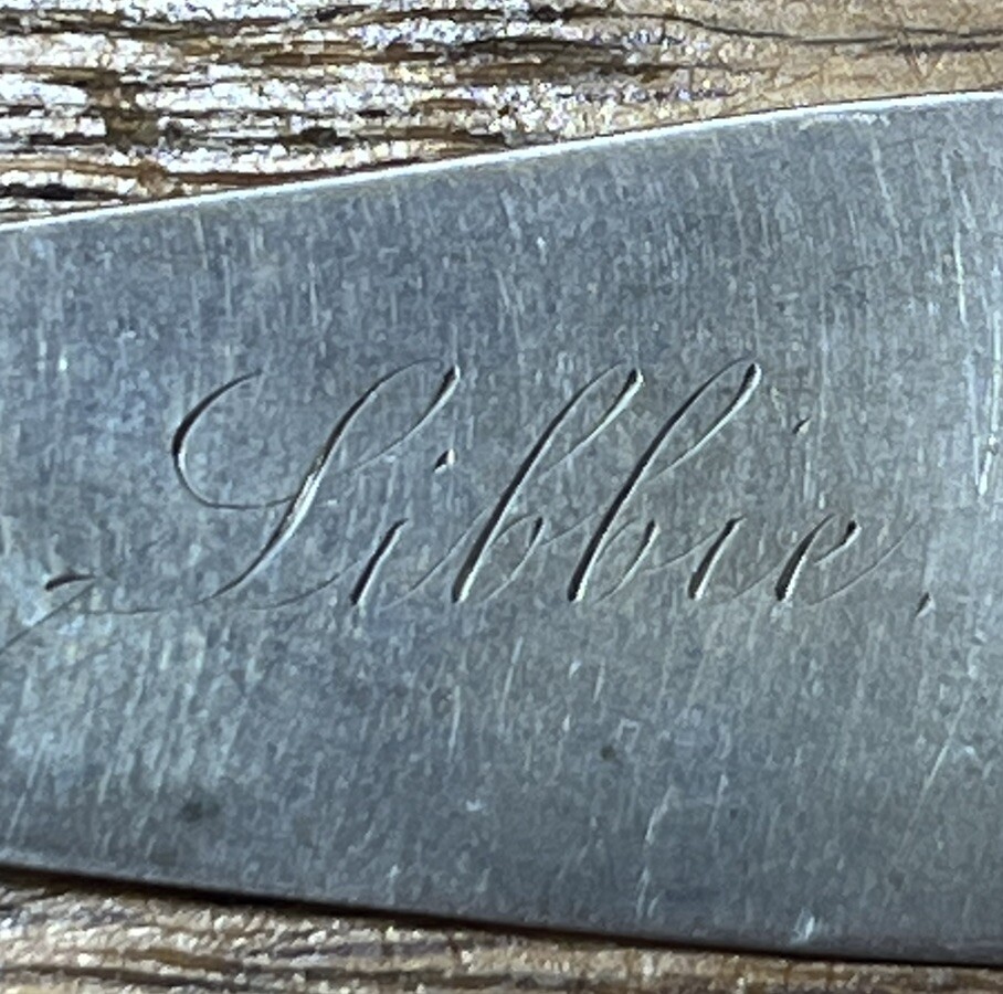 American Coin Silver Lunch/Cake Fork Hotchkiss & Schreuder Syracuse NY c1850