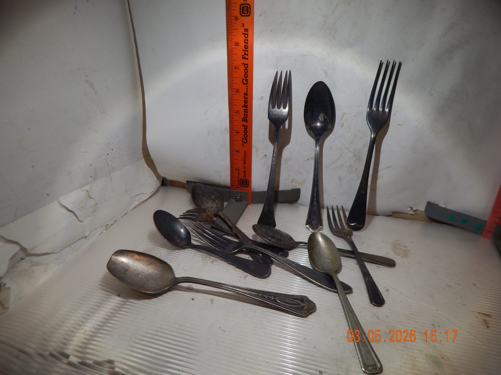 Vintage silverplate flatware – 10 pieces , various makers, various patterns!
