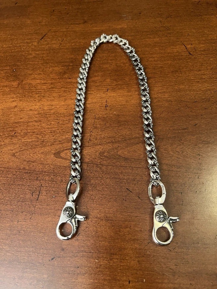 Chrome Hearts Cross Cuban Link Wallet Chain 20 inches
