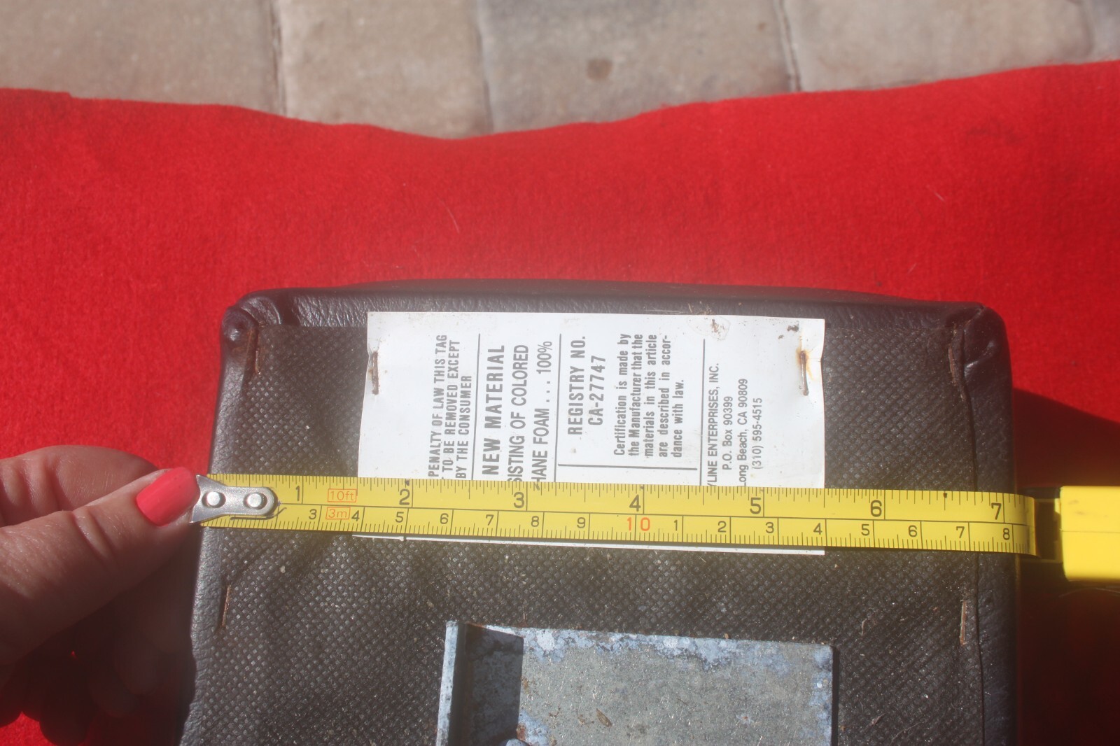 Black Barber Chair Headrest Replacement – Made by Kayline Enterprises