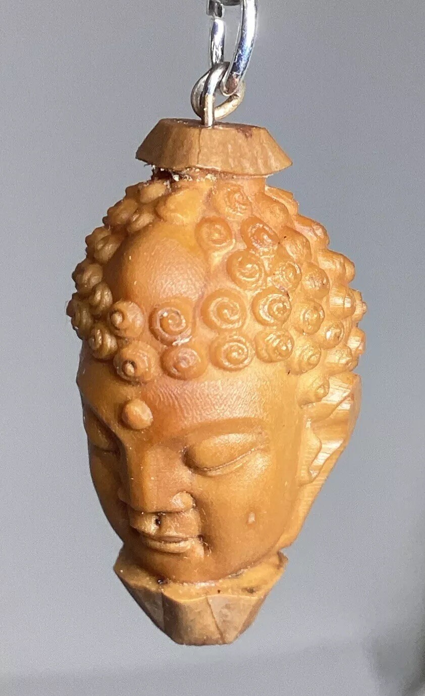 Antique Carved Nut Bead Buddha Hedaio Nut #229