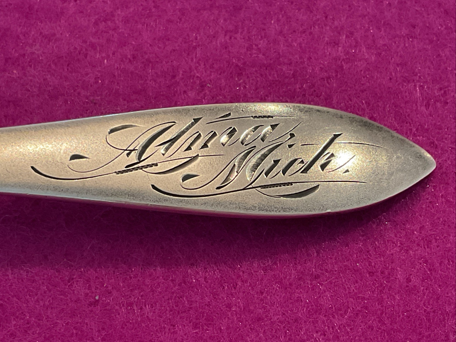 Alma Michigan Sterling Silver Teaspoon John Adams 1911 Pattern by Watson 20.5g