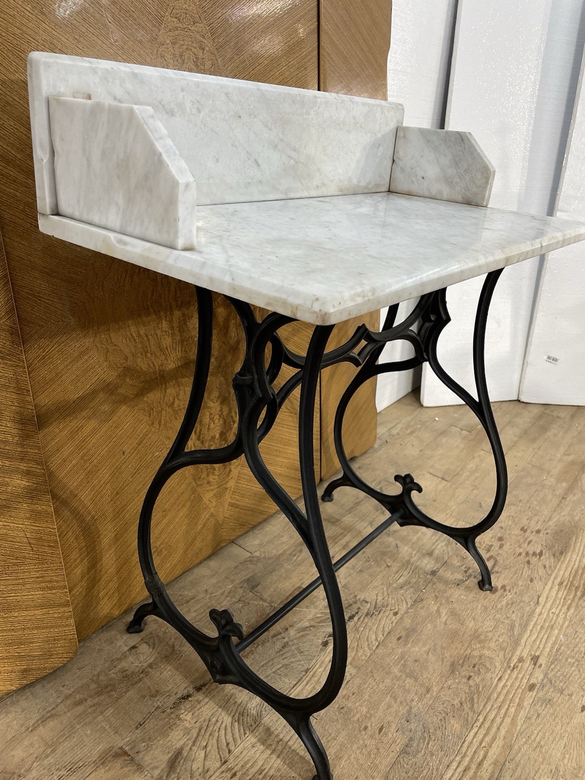 Antique Marble Replacement Top 27 3/4″ x 15 1/4″ Rectangle from Washstand White