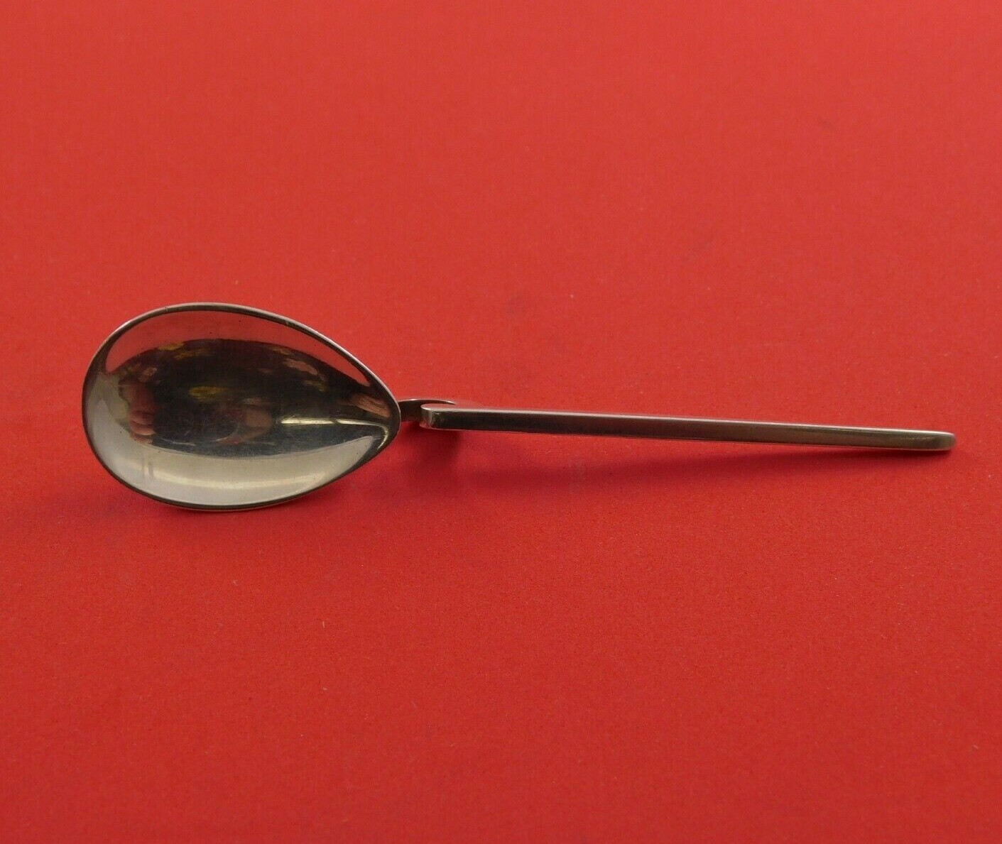 William Suckling Ltd English Estate Serving Silver Salt Spoon Master 3 5/8″ 1941