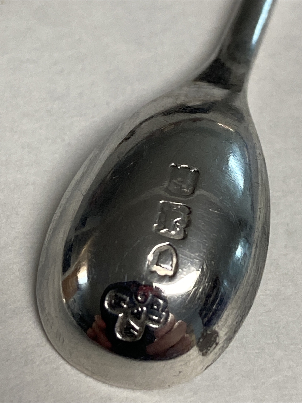Sterling British Lion Passant Hallmarked Salt Spoon HORACE WOODWARD & Co 1903