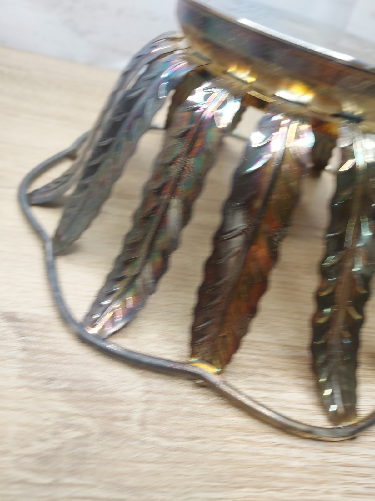 Silverplate Sunflower Flower Serving Display Decorative Bowl Patina Vtg