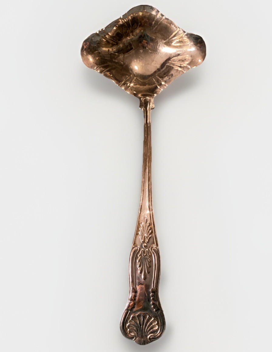 Vintage 12” Silver Plated Punch Bowl Ladle – multipurpose serving spoon