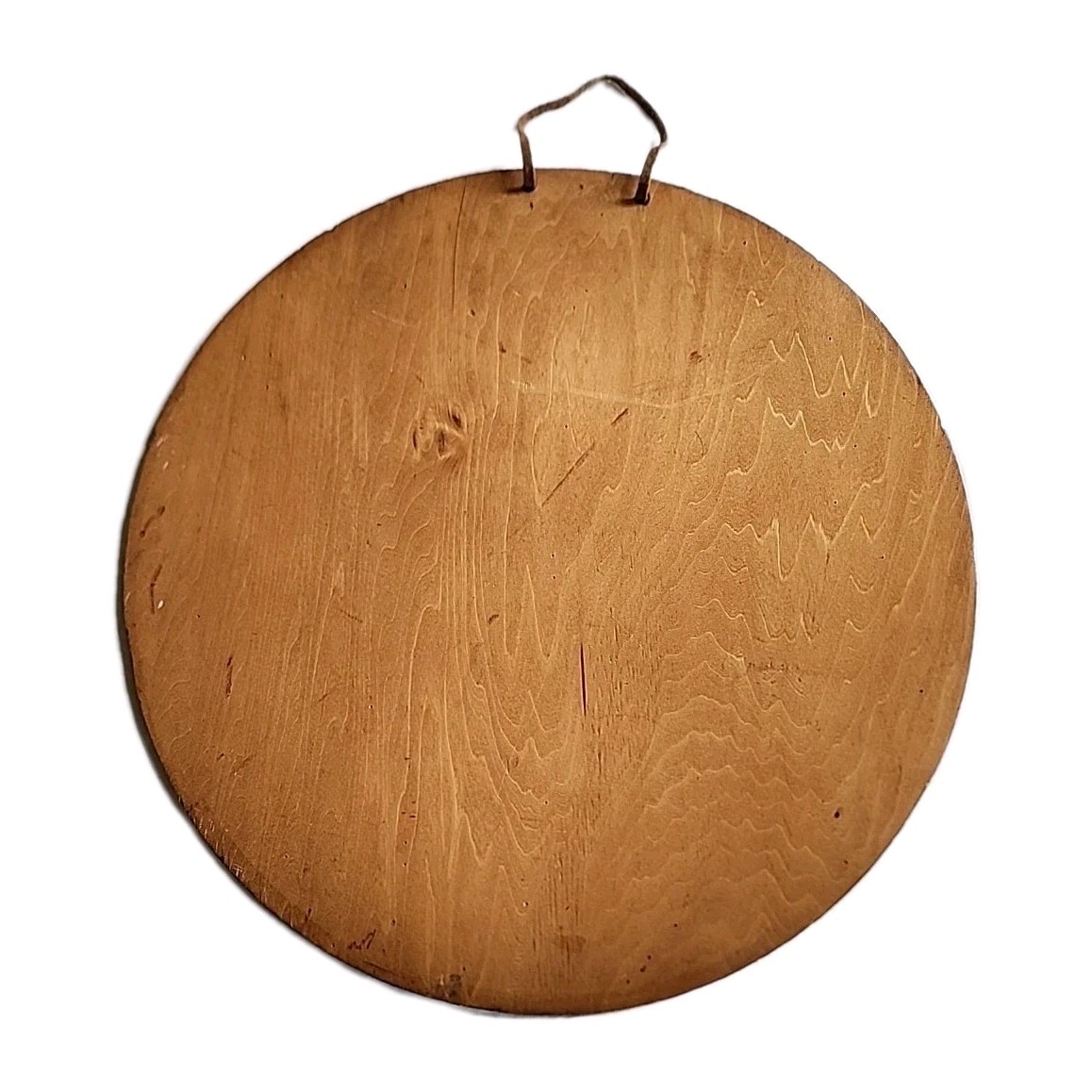 NATIVE AMERICAN INDIAN PLAQUE Pyrography 19.75″ Antique Round Wall Art