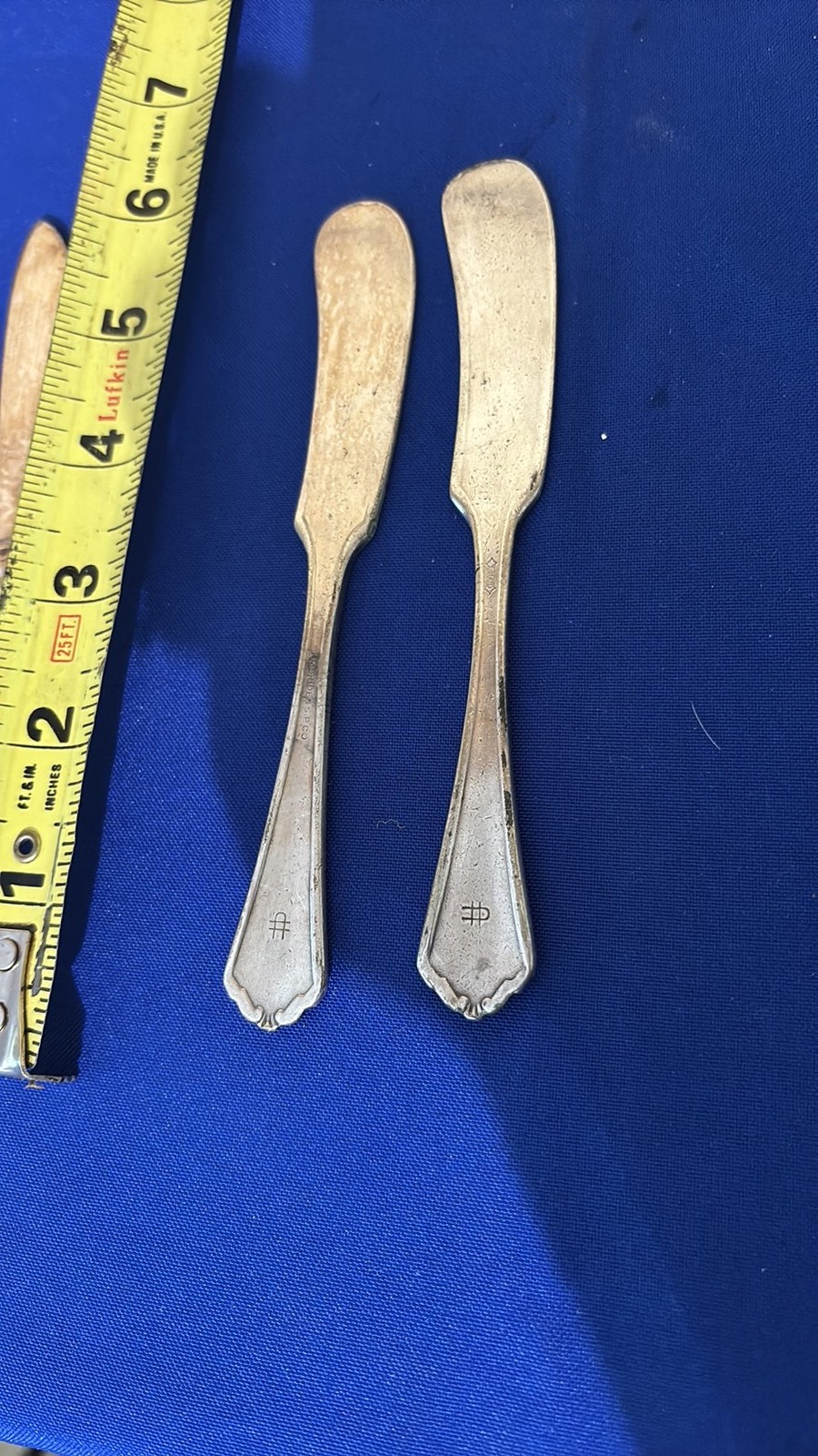 Vintage Silverplate Butter Knife and Spreader (6 Pieces)