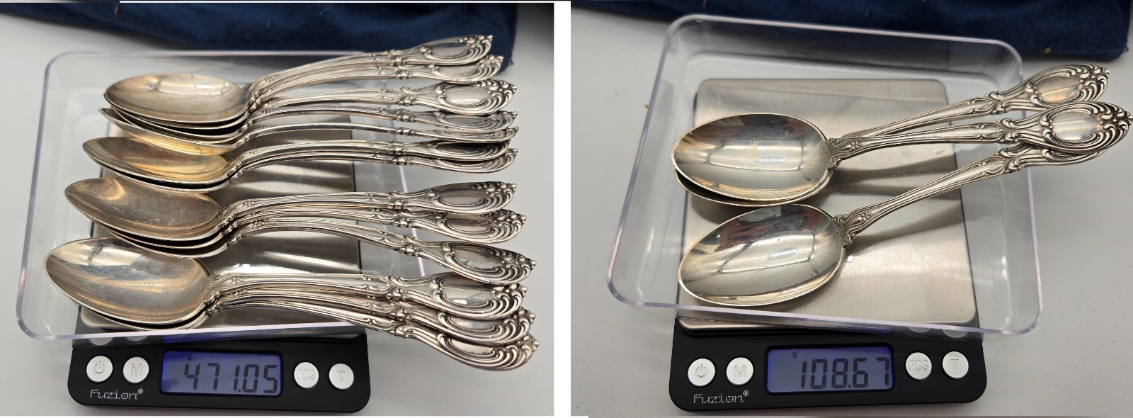 Antique 1905 Frank M Whiting Victoria-Florence Sterling Silverware Service for 8