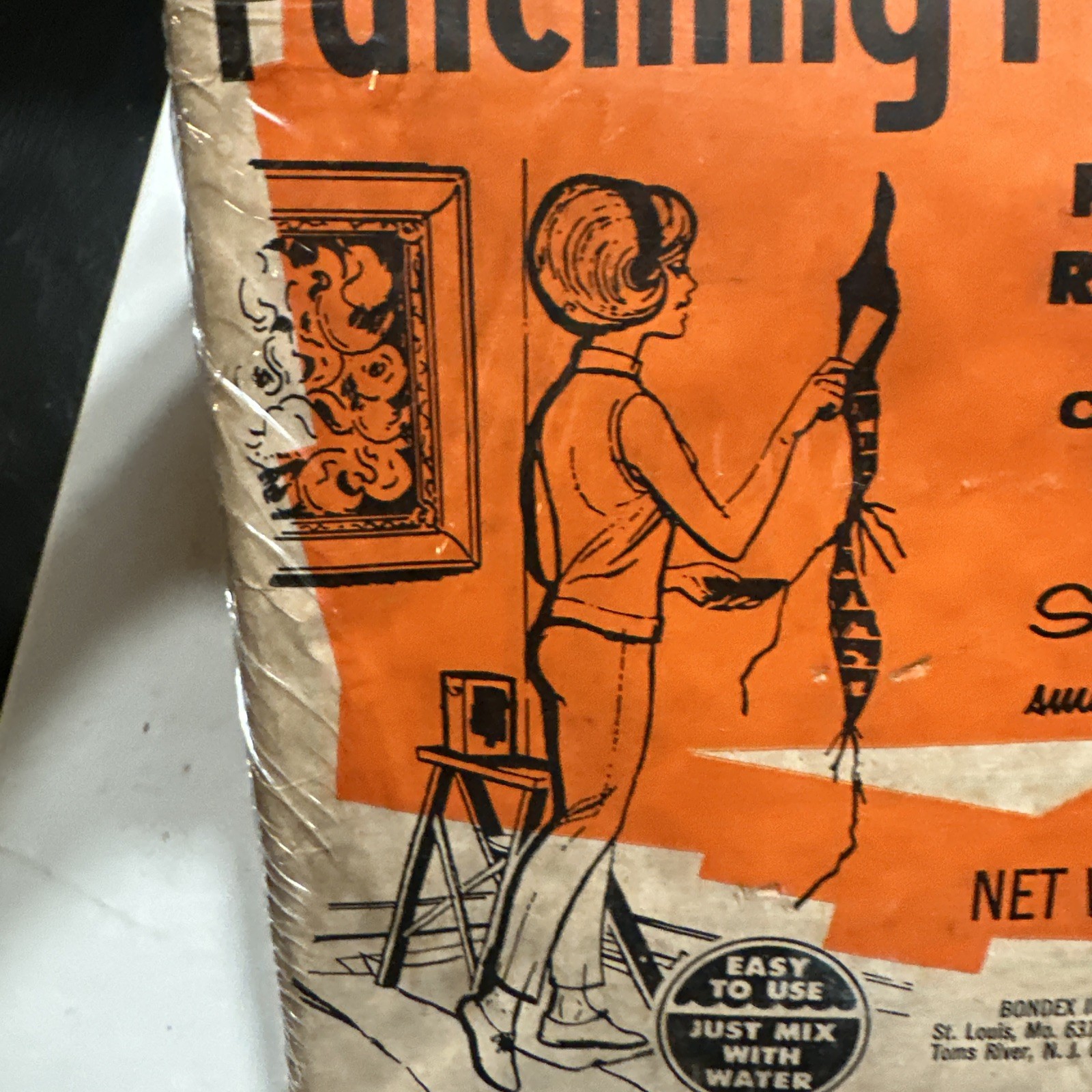 Vintage Bondex Patching Plaster, Home and Hobby Plaster, Patching CE