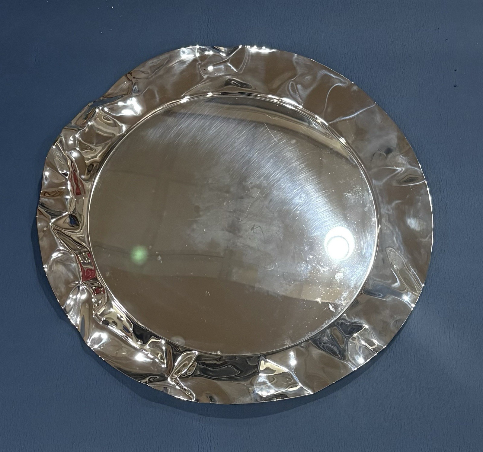 Alessi Italian 17” Stainless Steel Serving Tray