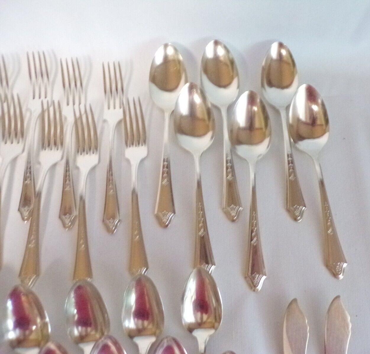 Oneida Community DUCHESS Pattern Tudor Plate Flatware Set – Service for 12
