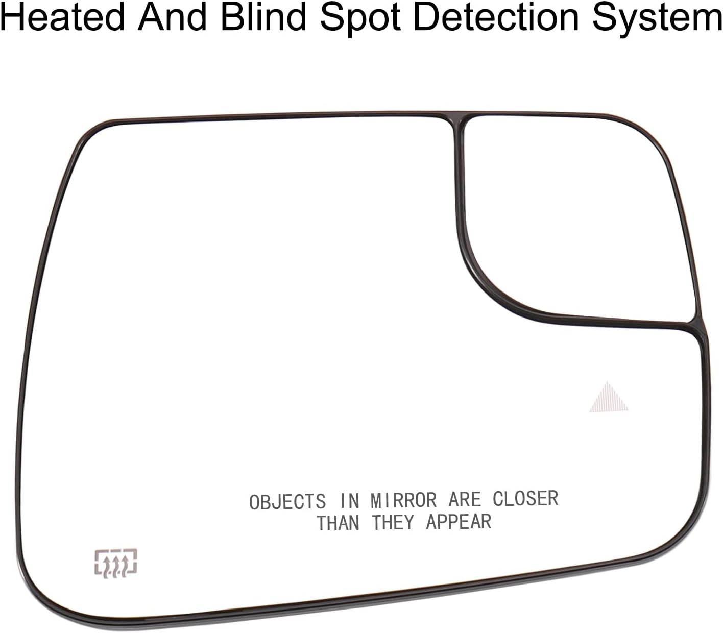 Passenger Side Mirror Replacement for 2019-2025 Dodge Ram 1500 2500 with BSD …