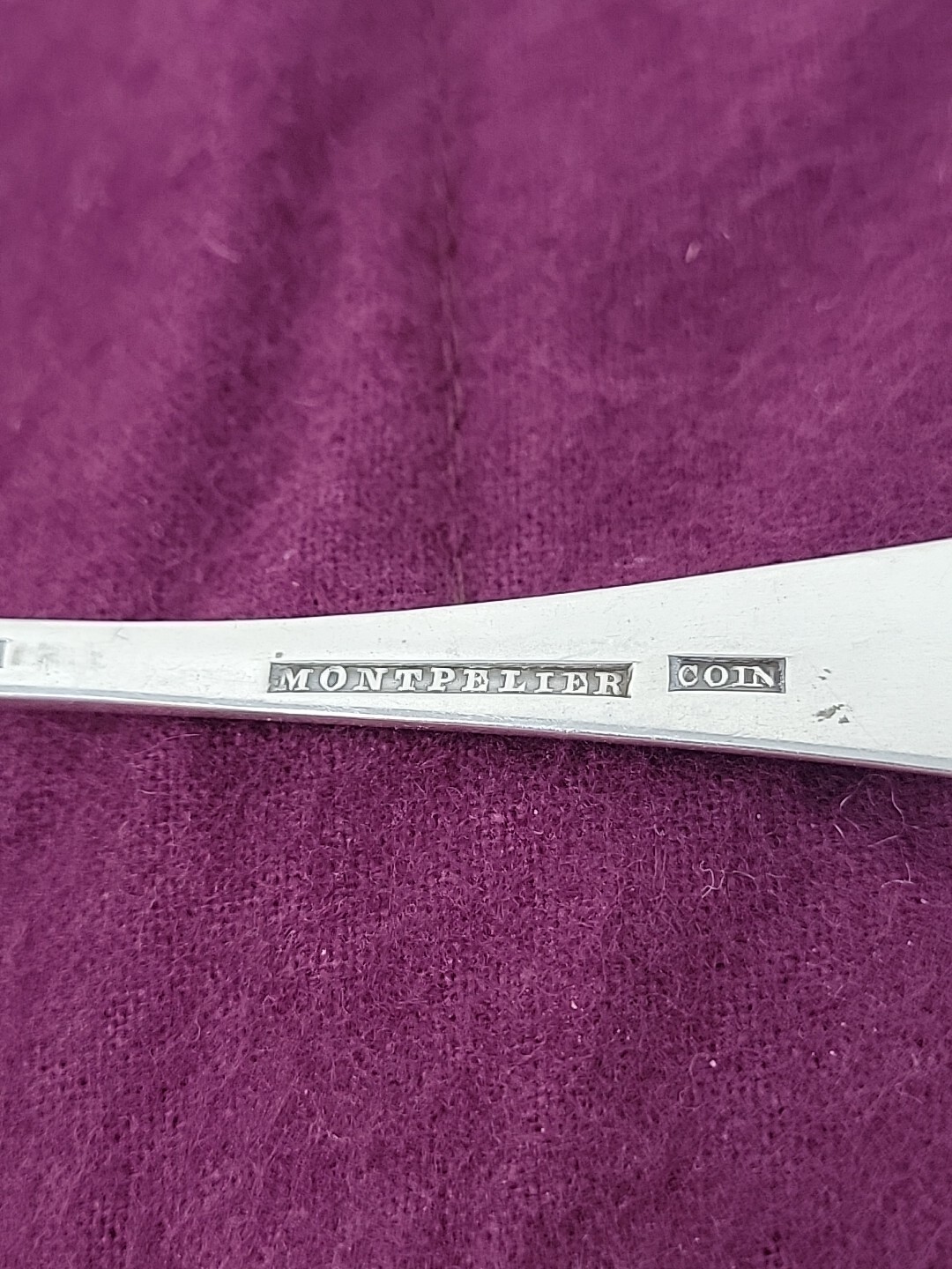 Coin Silver Table/Serving Spoon Phinney & Mead – Montpelier, Vermont 1849-57 #2