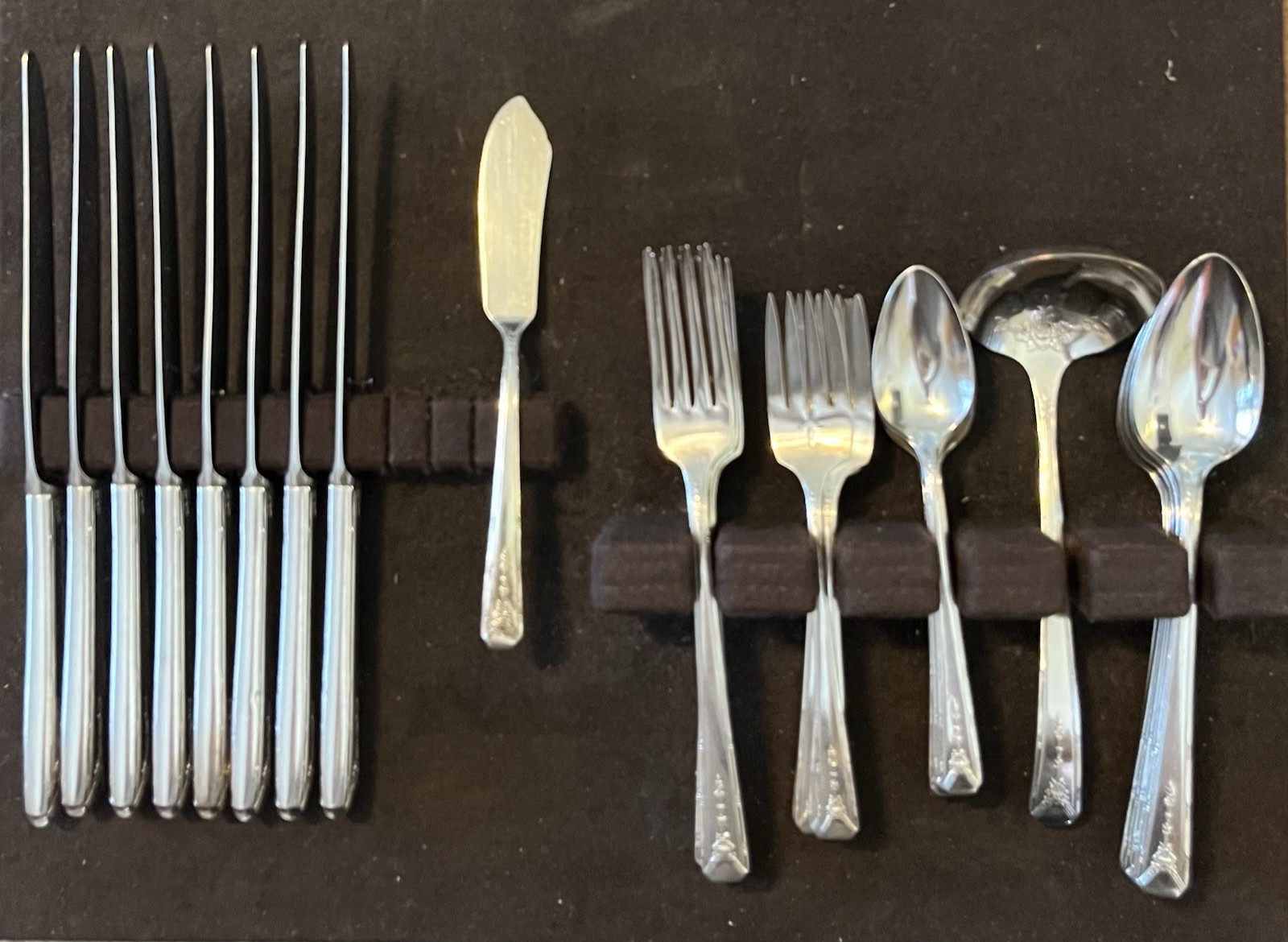 Vintage 1940 Community Silverplate Milady pattern 49 piece Set