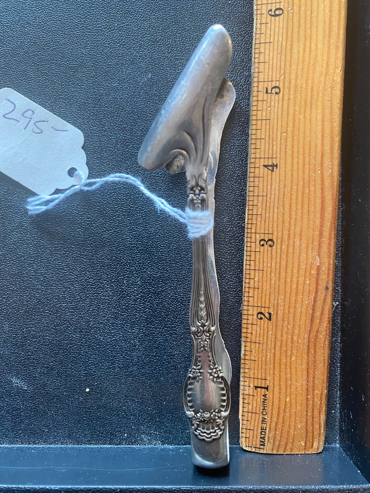 Tiffany Richelieu Sterling Silver asparagus tongs individual not monogrammed
