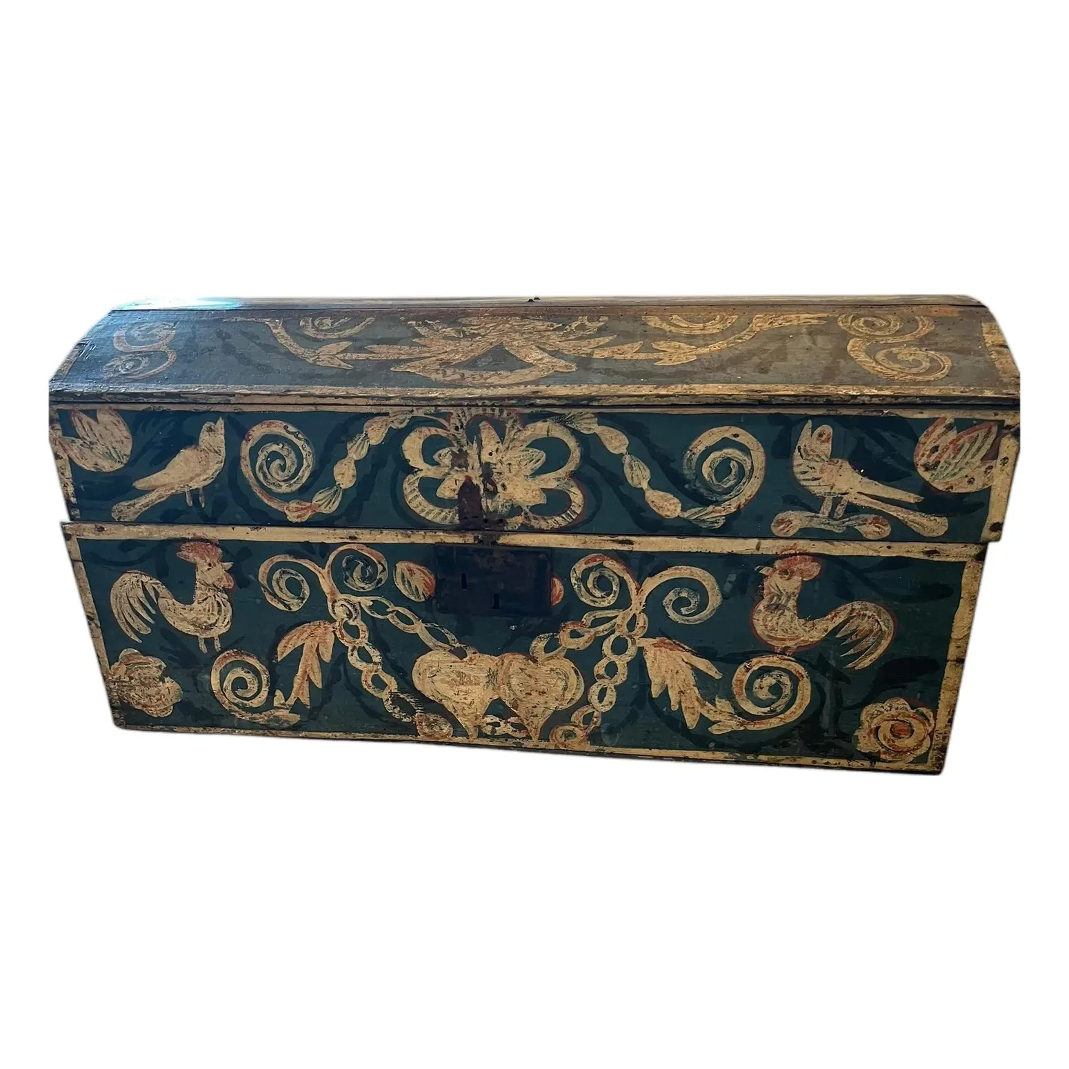Large French Marriage Chest