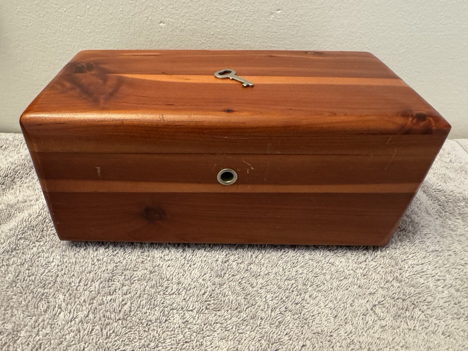 Vintage ~ Lane Cedar Box / Chest w/Key ~ Altavista, VA Presented by Mc Mahan’s