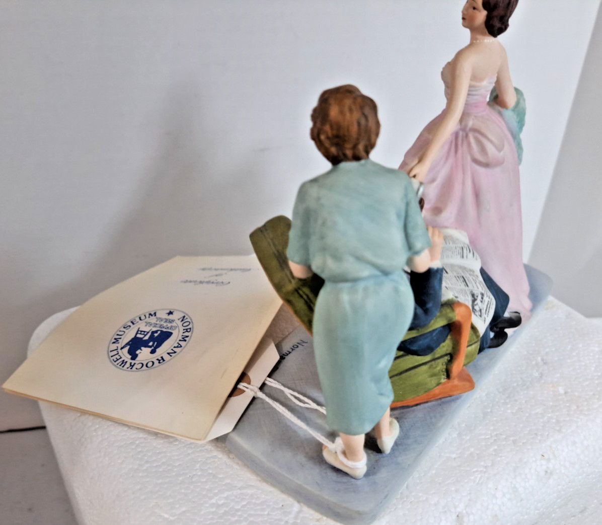 Sweet Sixteen Figurine Scene Norman Rockwell American Family Series 1979