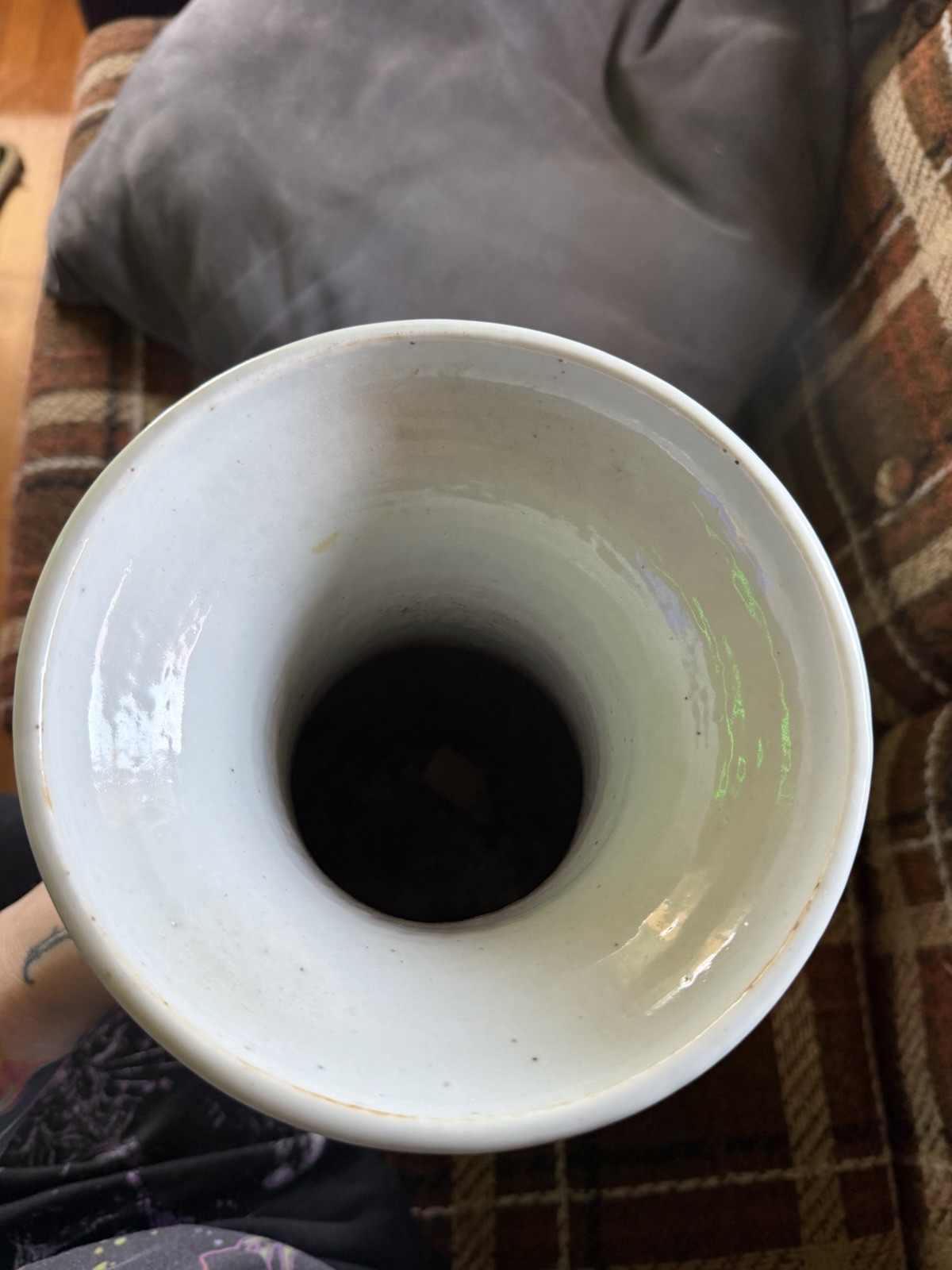 Antique Chinese Blue And White Vase