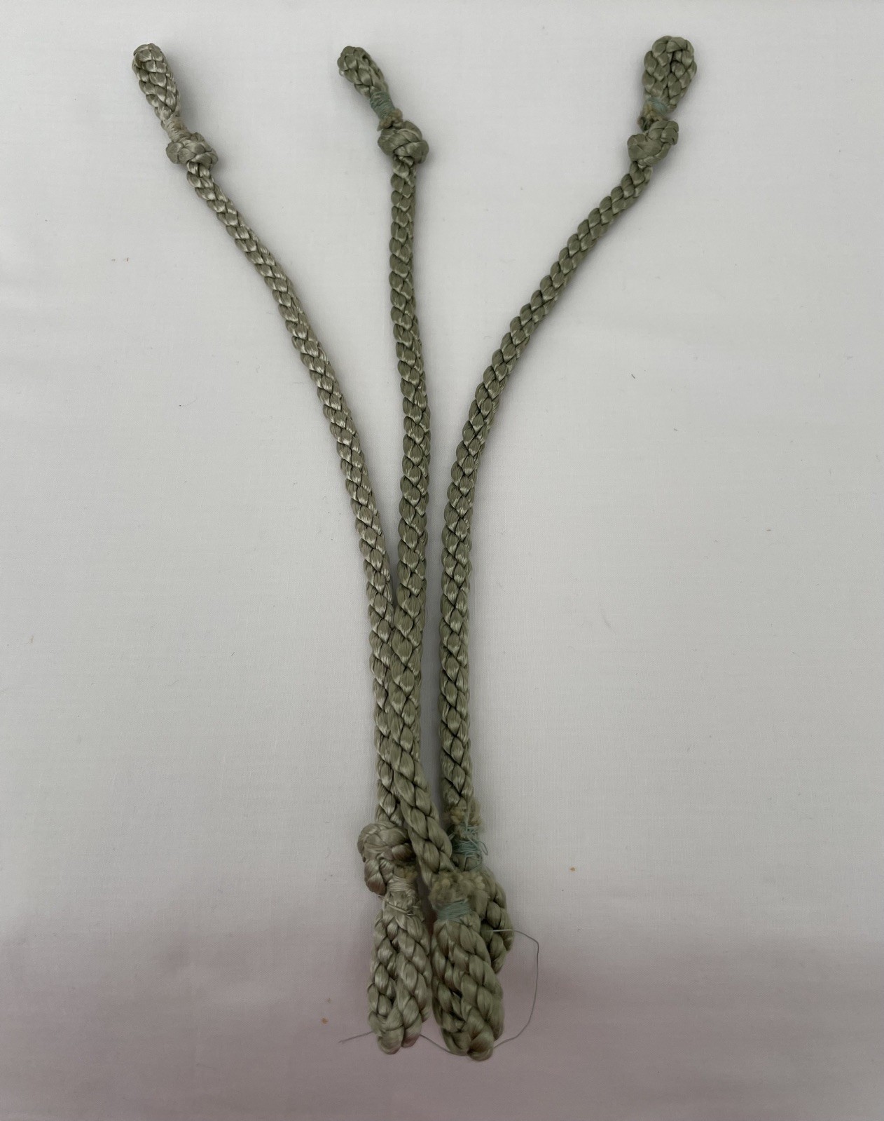Vintage Original French Plafonnier Flycatcher light Fitting pale green
