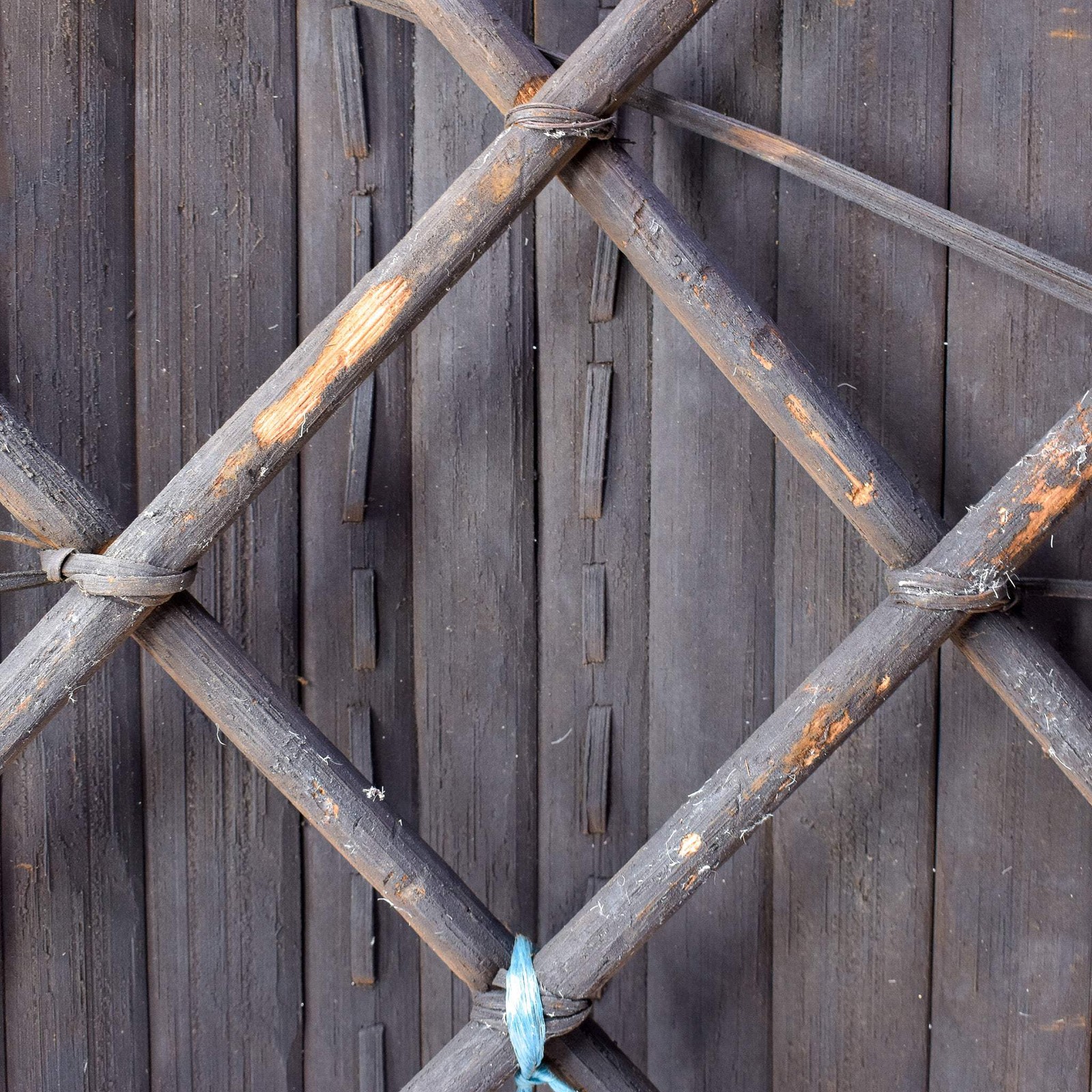 Kuba Bamboo Woven Shield Congo