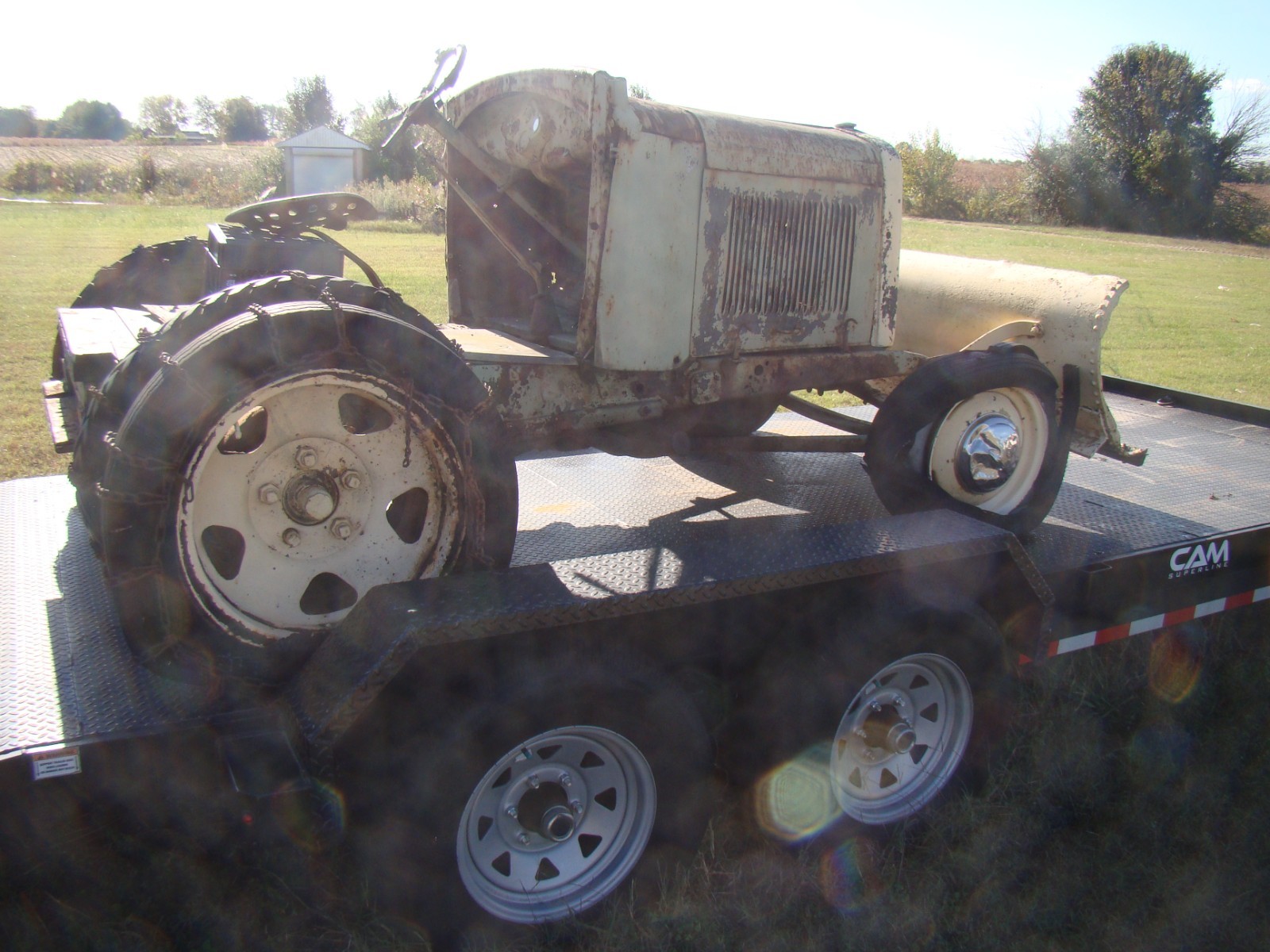 Vtg Ford DoodleBug Model A/AA Engine Free Parts or Restoration You Decide