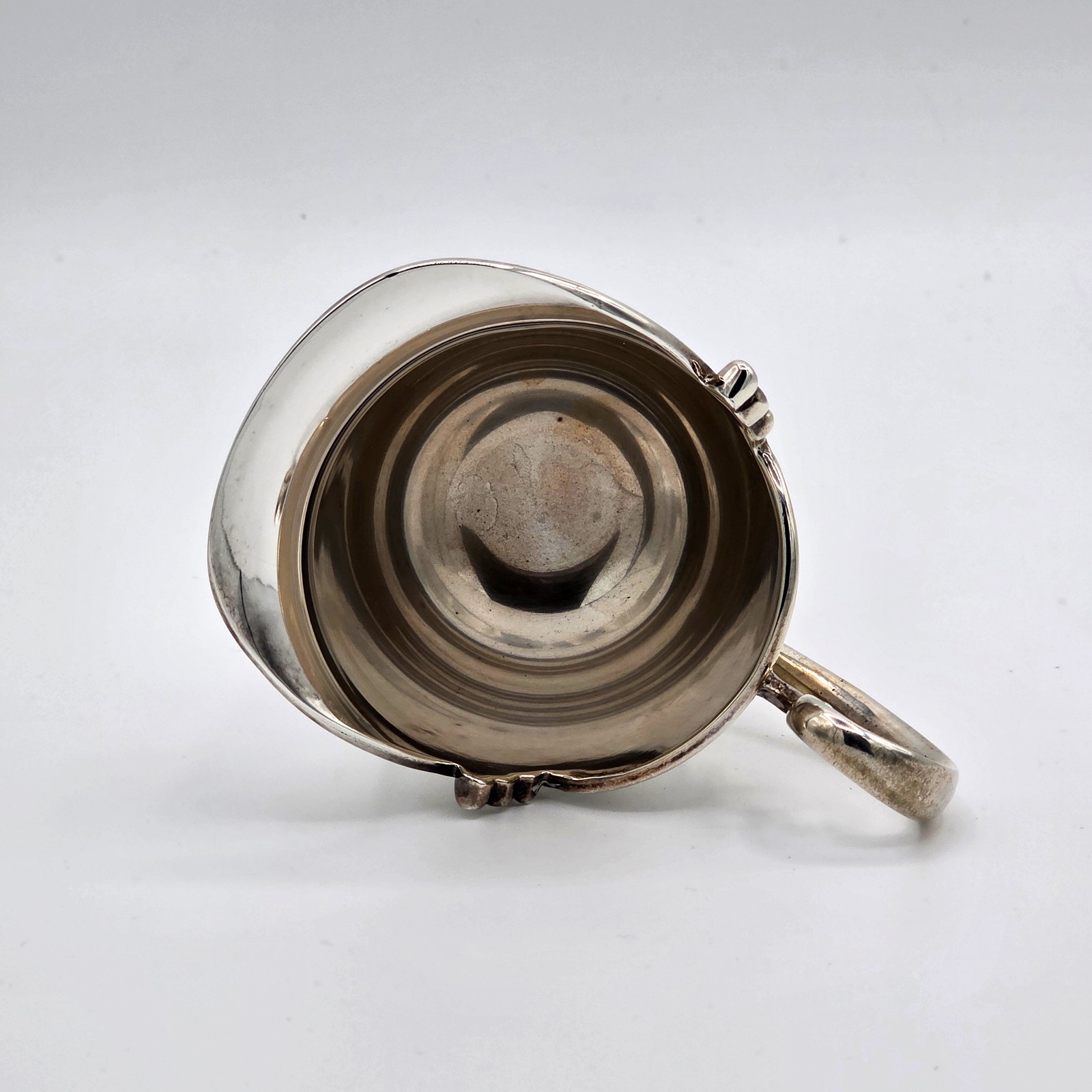 Gonzalo Moreno Mexican Sterling Silver Helmet Creamer Hecho en Mexico 0.925