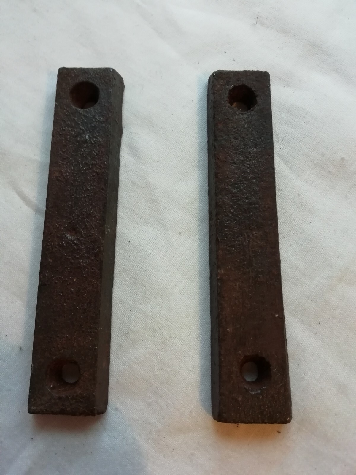 Two Antique Cast Iron Numbers 11 Architectural Salvage 4 Inches High