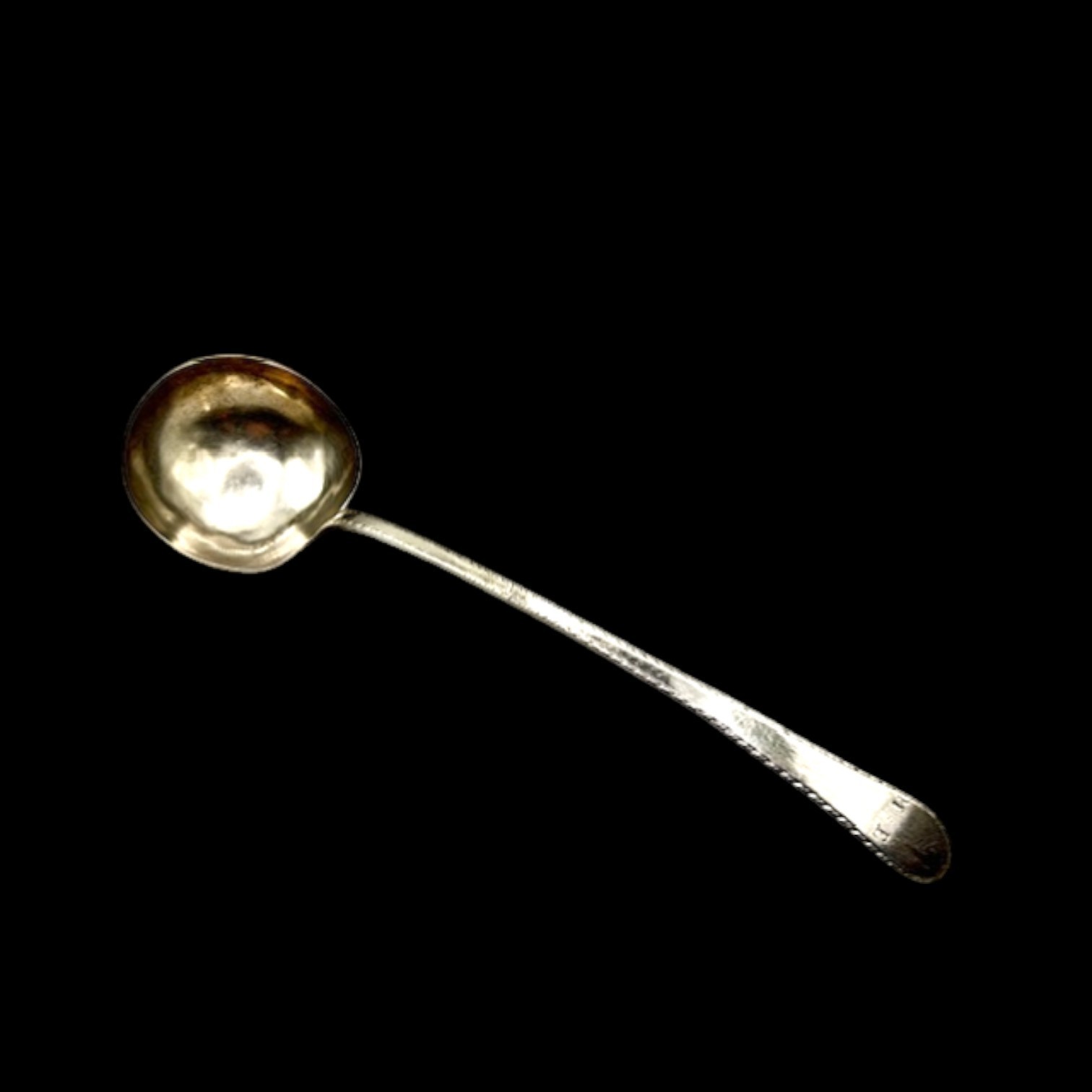 1743-1815 Joseph Loring Boston Silversmith Antique Coin Silver Ladle Rare