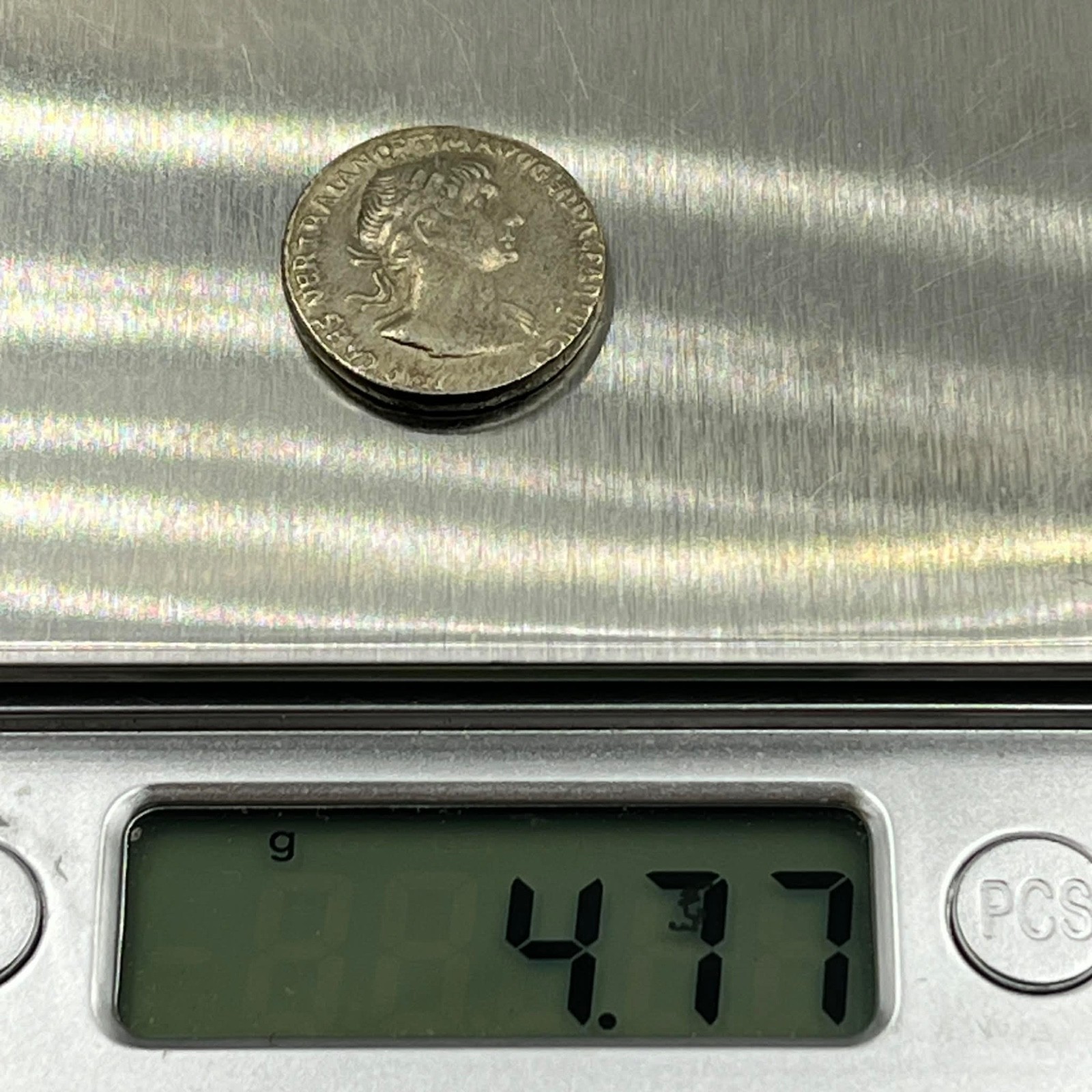 Unique Authentic Ancient Roman Greek Silver Tetradrachm Coin Ca. 454-404 BC