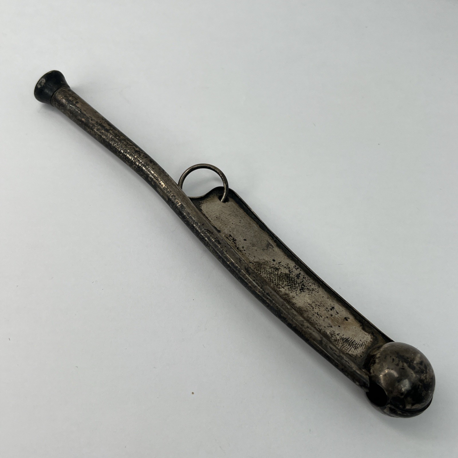 Vintage WW2 Naval Sterling Silver Boatswain Sailors Whistle Bosun’s Pipe Call
