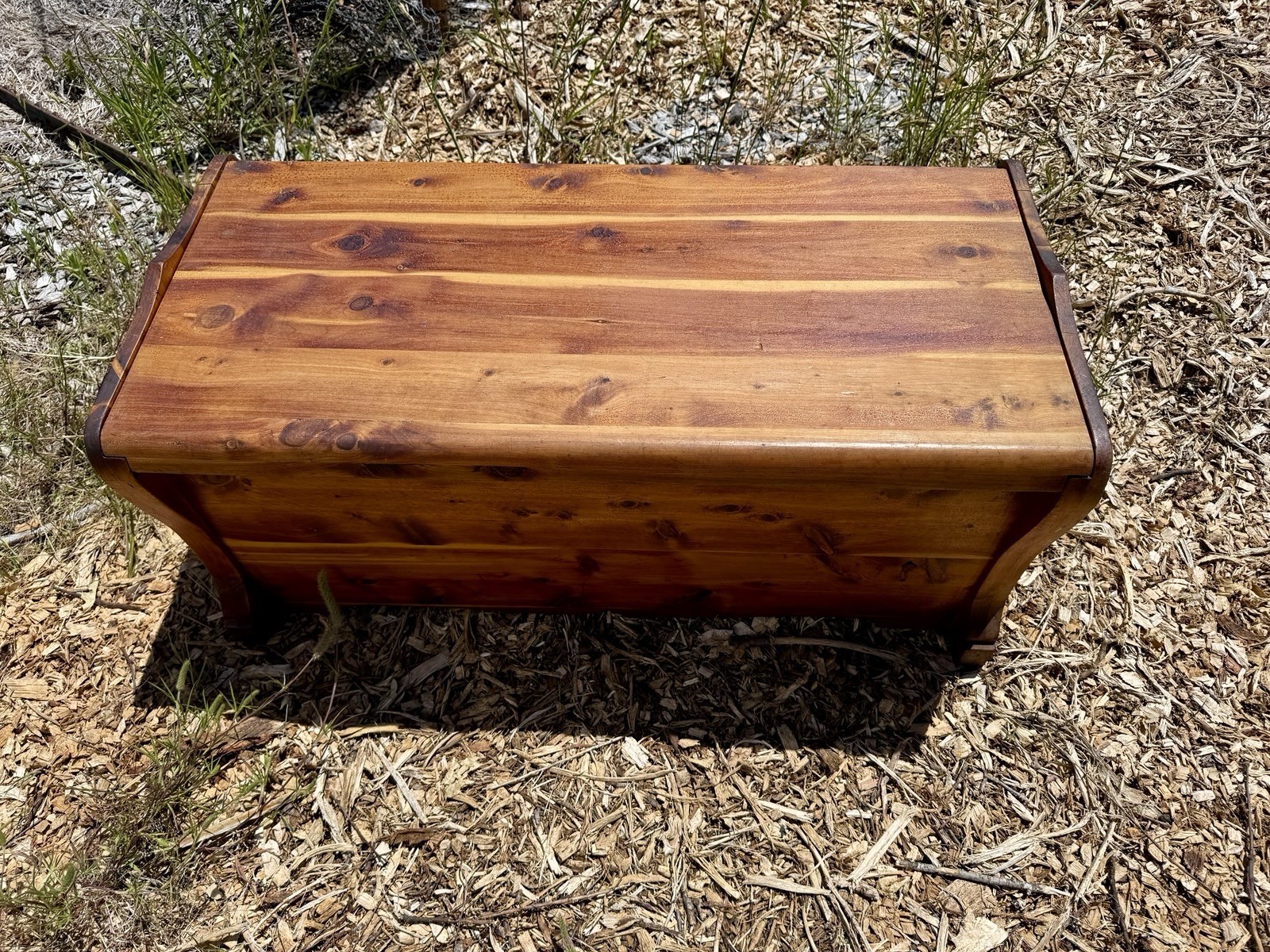 Cedar Wood Hope Blanket Chest Early 20th Century