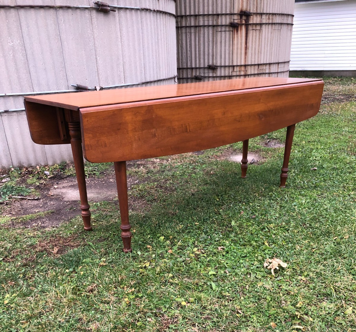 Vintage Harvest Dining Table Hard Maple Classic Drop Leaf Tell City Co. 72″