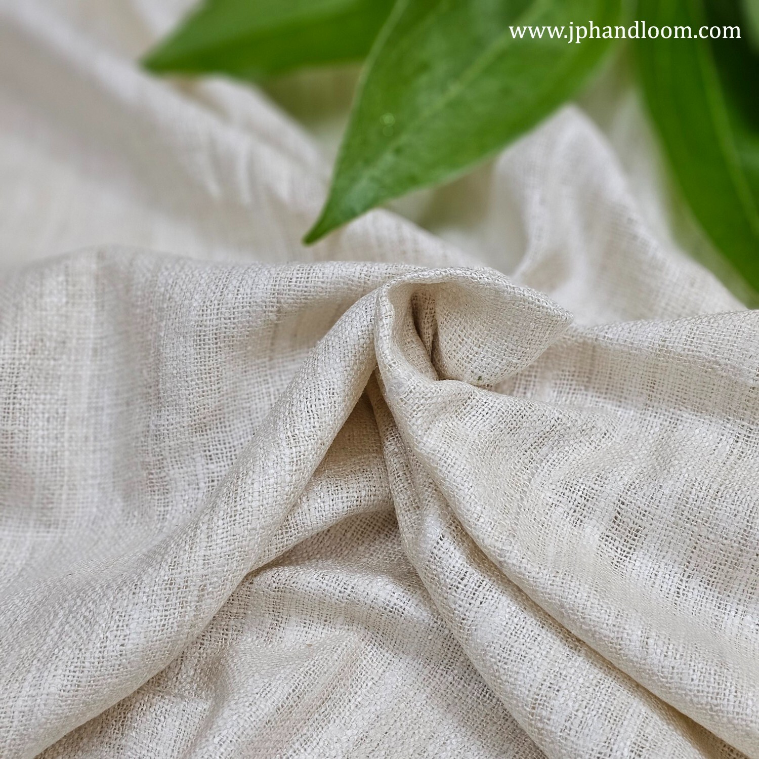 Vegan Eri Silk Handloom Fabric by Yard 115 cm 120 GSM -Eco-Friendly- 1 Meter